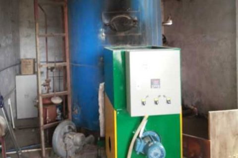 广州某制衣厂蒸汽烫染锅炉用生物质燃烧机