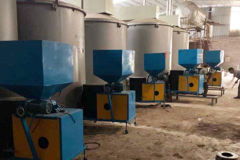 广西横县某茶厂8台30万大卡生物质燃烧机应用案例